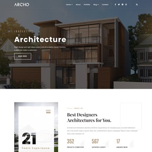Archo - Architecture & Interior Design Template 
