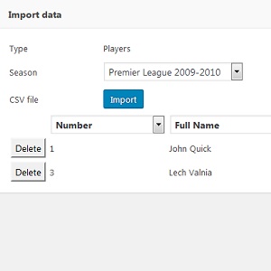 CSV import add-on for JoomSport 