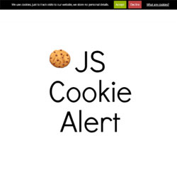 JS Cookie Alert 