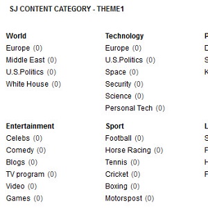SJ Content Categories II 