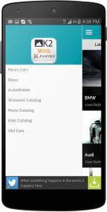 Catalog App - Joomla K2 app 