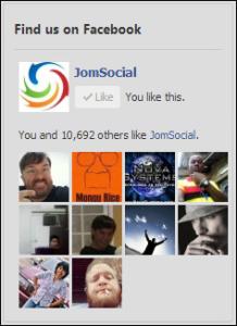 Facebook Like Box For Jomsocial 