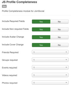 JS Profile Completeness 