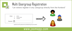 Multi Usergroup Registration 