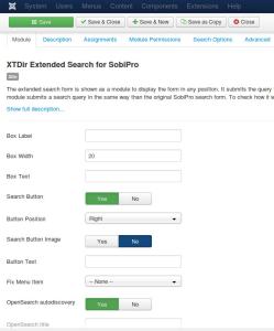 XTDir SobiPro Extended Search Module 