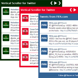 Vina Vertical Scroller for Twitter 